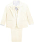 Baby Toddler Boy 5 Pcs Set Formal Tuxedo Suits No Tail Wedding Christening Baptism Outfits