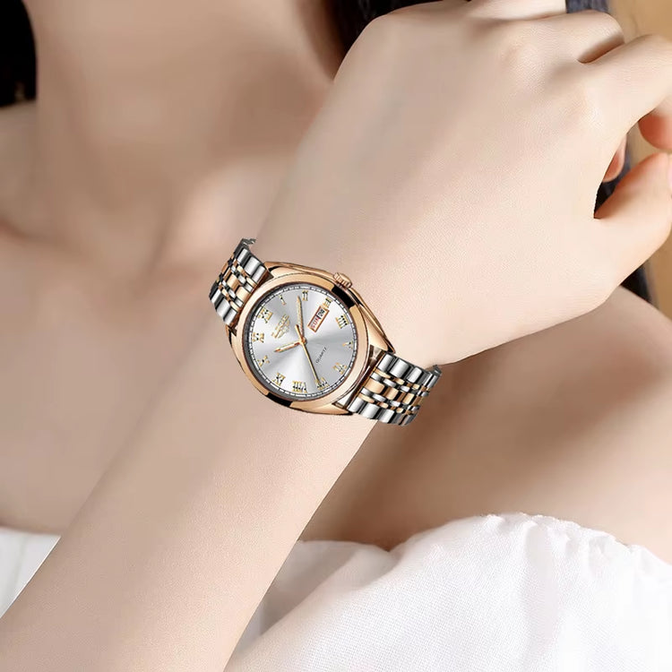 Fashion Women Watches Ladies Top Brand Luxury Waterproof Gold Quartz Watch Women Stainless Steel Date Wear Gift Clock 2021