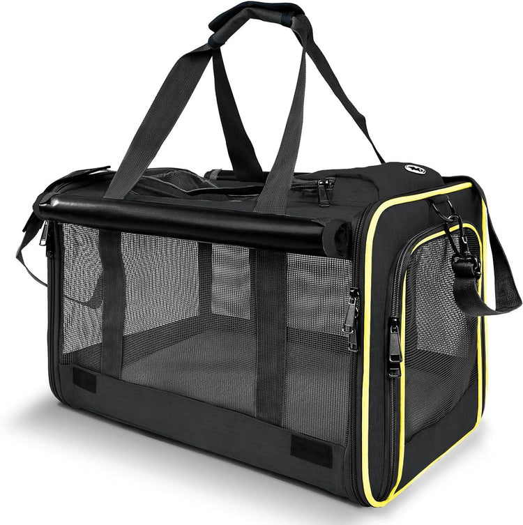 Pet Carrier for Large and Medium Cats, Soft-Sided Pet Carrier for Big Medium Cats and Puppy Dog Carriers Cat Carriers, Pet Privacy Protection Travel Carrier