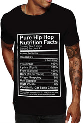 Men’S Graphic T Shirts – 100% Cotton Casual Streetwear Hipster Hip Hop Tshirts Short Sleeve Print Tops