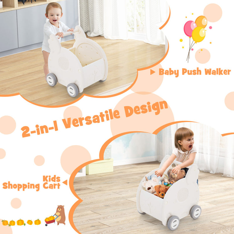 Baby Walker Push Toy with Handle for Boys Girls of 3+ Years Old.