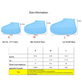 Reusable Waterproof Rain Shoes Covers Silicone Outdoor Rain Boot Overshoes Walking Shoes Accessories Reusable Shoe Cover 1Pair.