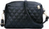 Triple Zip Lightweight Small Crossbody Bags for Women Quilted Shoulder Purses and Handbags