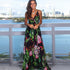 Women Ladies Boho Floral Maxi Dress Cocktail Party Evening Summer Beach Sundress