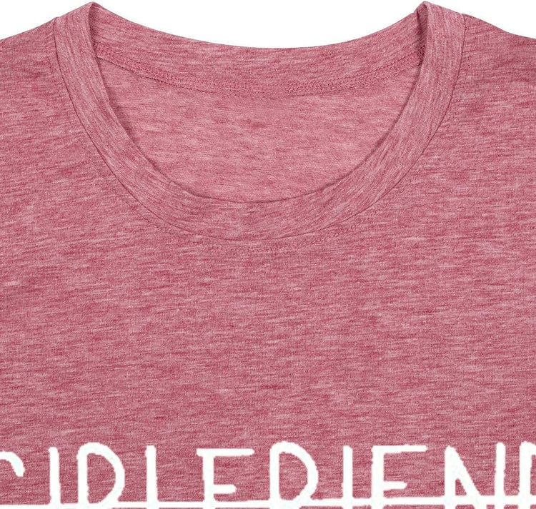 Girlfriend Fiancee Wife Tee Shirt Women Bride Honeymoon Vacation Tshirt Engagement Announcement Tees Tops Shirt