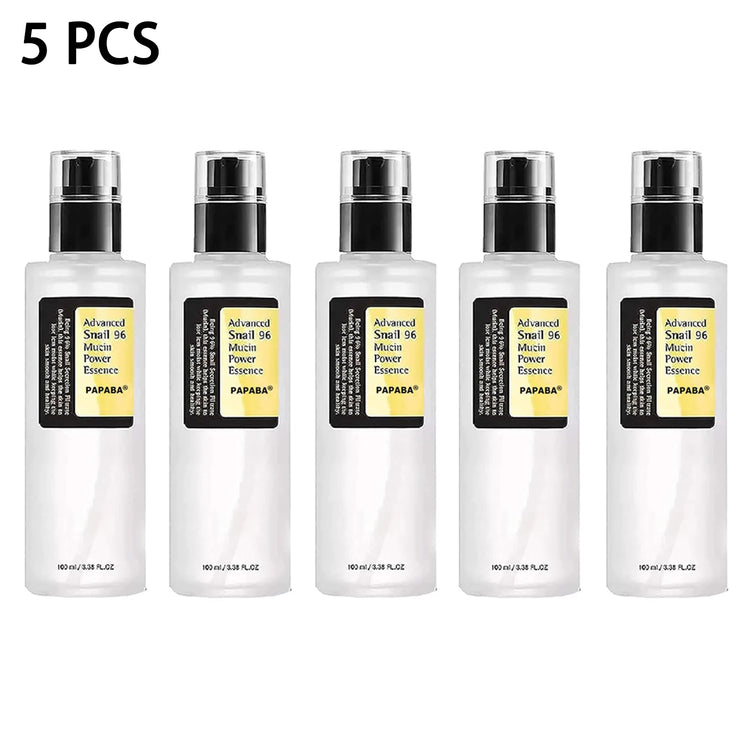 Snail Mucin Serum 96% Power Repairing Essence Hydrating Serum for Face with Snail Secretion Filtrate 3.38 Fl.Oz 100Ml