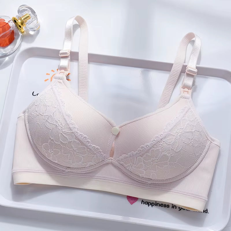 Nursing Bra Breathable Breastfeeding Bras for Pregnant Women Maternity Bra plus Big Size Easy Feeding Soutien Gorge Allaitement