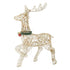 Lighted Prancing Reindeer Christmas Outdoor Decoration - 25.5" - Gold - Clear Lights