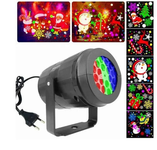 Christmas Projector Lights,360? Rotation Laser Projector Snow Projector Lamp Indoor Outdoor Holiday Lights Waterproof LED Light,Halloween Christmas Wedding Home Party Landscape Wall Decorations.