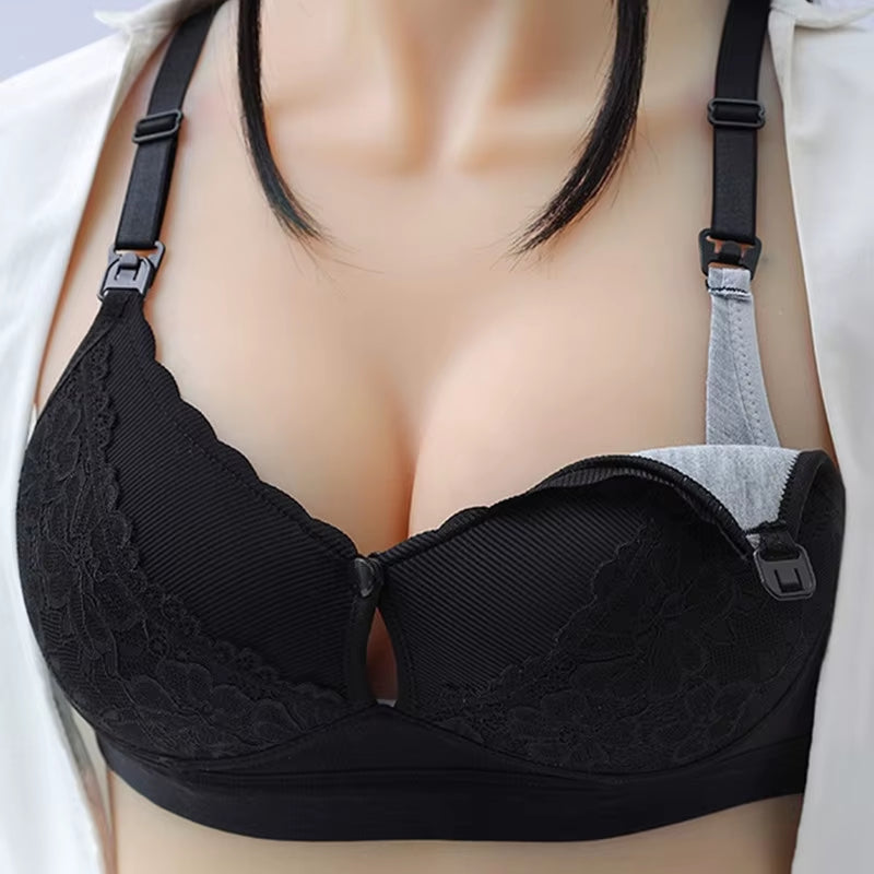 Nursing Bra Breathable Breastfeeding Bras for Pregnant Women Maternity Bra plus Big Size Easy Feeding Soutien Gorge Allaitement