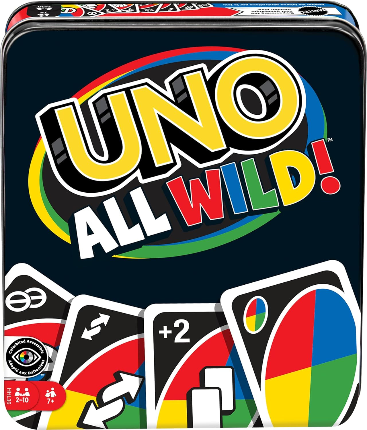 UNO Flip! Card Game for Kids, Adults & Family Night with Double-Sided Cards in Collectible Storage Tin (Amazon Exclusive)