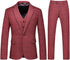 Mens 3 Piece Suits Slim Fit Tweed Suit Plaid Slim Fit Suits for Men One Button Suit Tuxedo Set