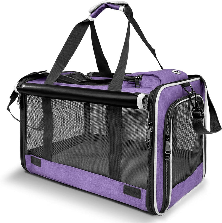 Pet Carrier for Large and Medium Cats, Soft-Sided Pet Carrier for Big Medium Cats and Puppy Dog Carriers Cat Carriers, Pet Privacy Protection Travel Carrier