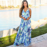 Women Ladies Boho Floral Maxi Dress Cocktail Party Evening Summer Beach Sundress