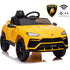 Lamborghini Urus 12V Electric Powered Ride on Car Toys for Girls Boys, Green Kids Electric Vehicles Ride on Toys with Remote Control, Foot Pedal, MP3 Player and LED Headlights, CL61