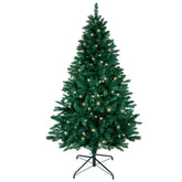 7.5 Ft Christmas Tree Prelit 650 Lights. Full Realistic Artificial Fir Green Xmas.