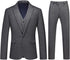 Mens 3 Piece Suits Slim Fit Tweed Suit Plaid Slim Fit Suits for Men One Button Suit Tuxedo Set