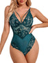 Womens Snap Crotch Lingerie Lace Teddy One Piece Babydoll Sexy Mini Bodysuit