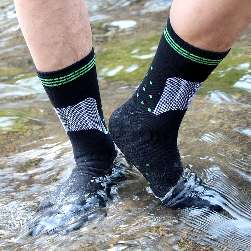 Socks Waterproof Breathable Outdoor Waterproof Hiking Wading Camping Winter Skiing Sock Riding Snow Warm Waterproof Socks