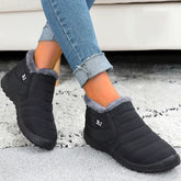 Women Boots Snow Fur Women Shoes Platform Slip on New Shoes Woman Ankle Boots Waterproof Flat Botas Mujer Winter Boot Female