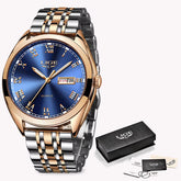 Fashion Women Watches Ladies Top Brand Luxury Waterproof Gold Quartz Watch Women Stainless Steel Date Wear Gift Clock 2021