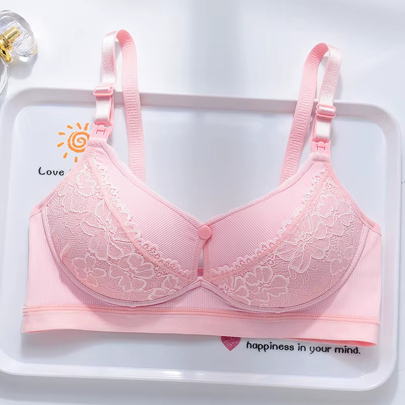 Nursing Bra Breathable Breastfeeding Bras for Pregnant Women Maternity Bra plus Big Size Easy Feeding Soutien Gorge Allaitement