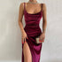 Women 2024 Autumn Winter Elegant Party Club Evening Velvet Streetwear Bodycon Midi Dress Wholesale Items for Business