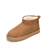 100% Genuine Suede Snow Boots - Ankle Boots for Women (Hippy)