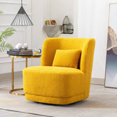 Prattsburgh 26.23" Wide Swivel Barrel Accent Chair.