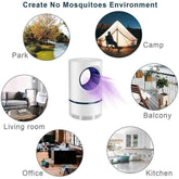 Electric Mosquito Insect Killer Lamp Zapper LED Light Fly Bug Trap Pest Control.