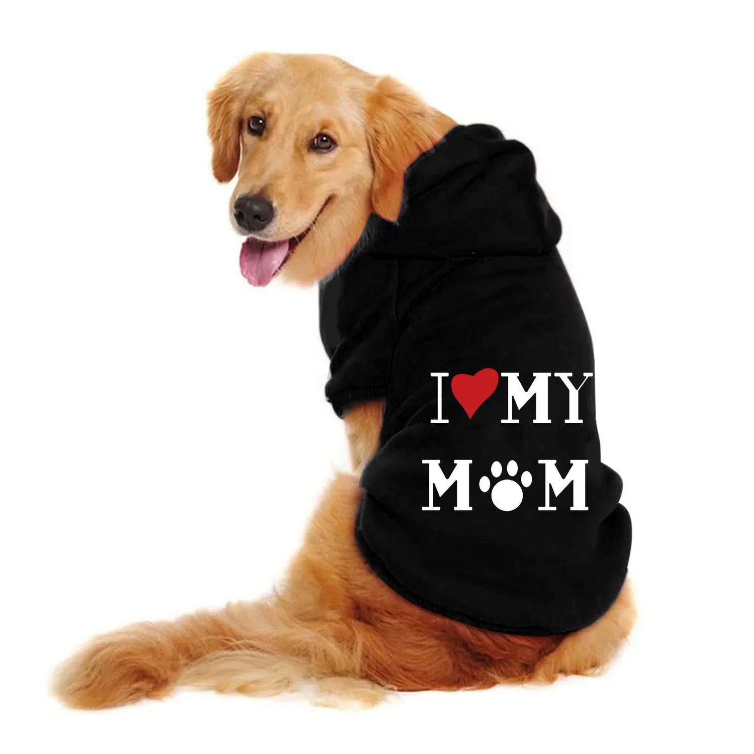 Cute Puppy Sweatshirt Winter Warm Hoodies Pet Pullover Small Cat Dog Outfit Dog Christmas Pet Apparel Clothes A1-Pink 9XL