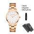 2023 NEW Japan Quartz Pearl Oyster Jade Stone White Shell Waterproof Ladies Full Stainless Steel Classic Wrist Watches for Women