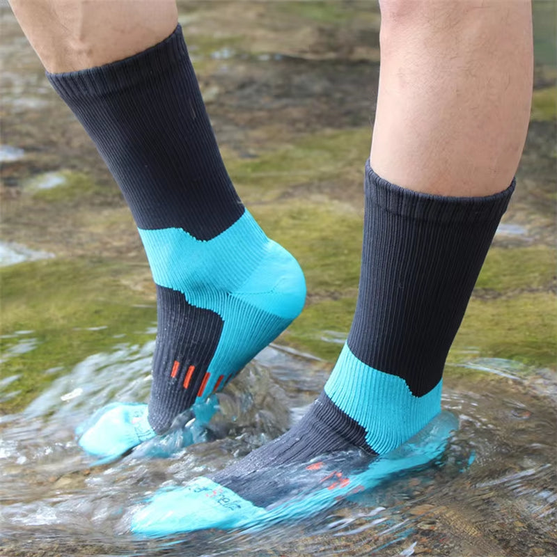 Socks Waterproof Breathable Outdoor Waterproof Hiking Wading Camping Winter Skiing Sock Riding Snow Warm Waterproof Socks