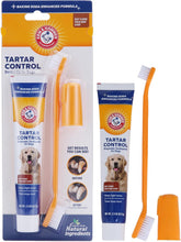 for Pets Tartar Control Kit for Dogs | Contains Toothpaste, Toothbrush & Fingerbrush | Reduces Plaque & Tartar Buildup, 3-Piece Kit, Banana Mint Flavor