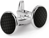 Cufflinks for Men, 316L Stainless Steel Tuxedo Shirt Cuff Links Shirt Accessories Unique Business Groom Wedding Black Silver Gold Jewelry for Son, Father, Husband, Boyfriend