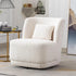 Prattsburgh 26.23" Wide Swivel Barrel Accent Chair.