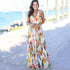 Women Ladies Boho Floral Maxi Dress Cocktail Party Evening Summer Beach Sundress