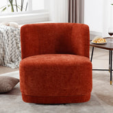 Prattsburgh 26.23" Wide Swivel Barrel Accent Chair.