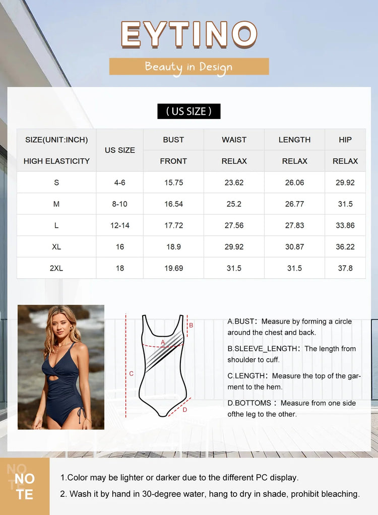 Womens One Piece Bathing Suit Ribbed Tummy Control High Cut One Piece Swimsuits Sexy V Neck Criss Cross Monikini Brown S