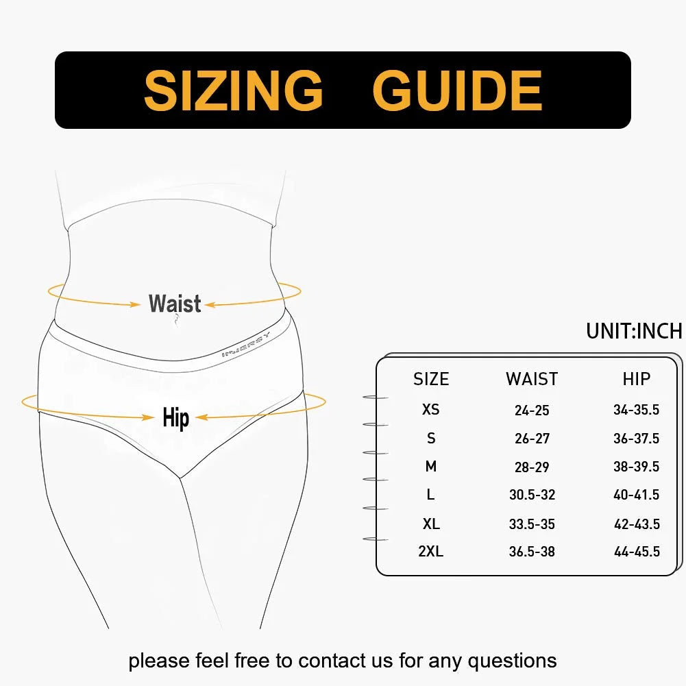 Hipster Panties for Women Soft Cotton Sport Underwear Wide Waistband 6-Pack (X-Large, Basics)