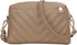 Triple Zip Lightweight Small Crossbody Bags for Women Quilted Shoulder Purses and Handbags